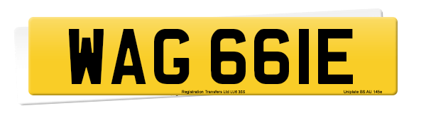 Registration number WAG 661E